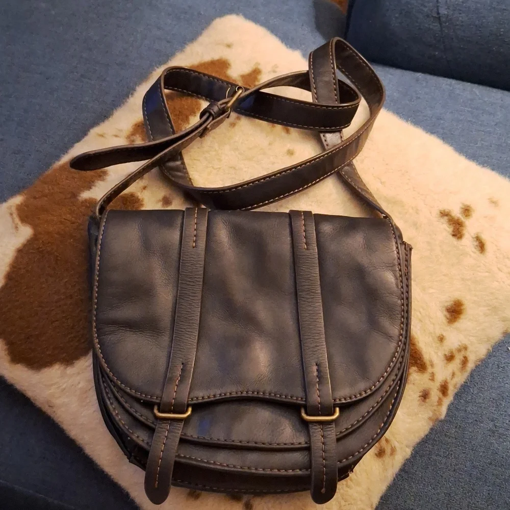 Black leather bag - Picture 2 of 7